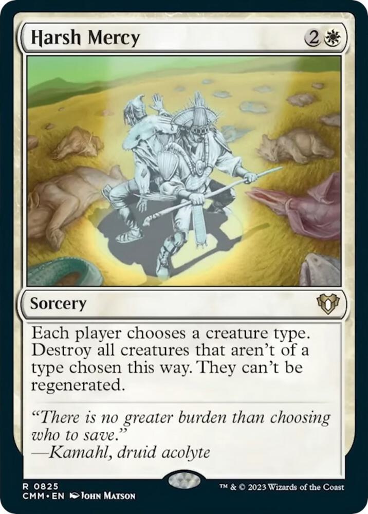 Harsh Mercy [Commander Masters] 825