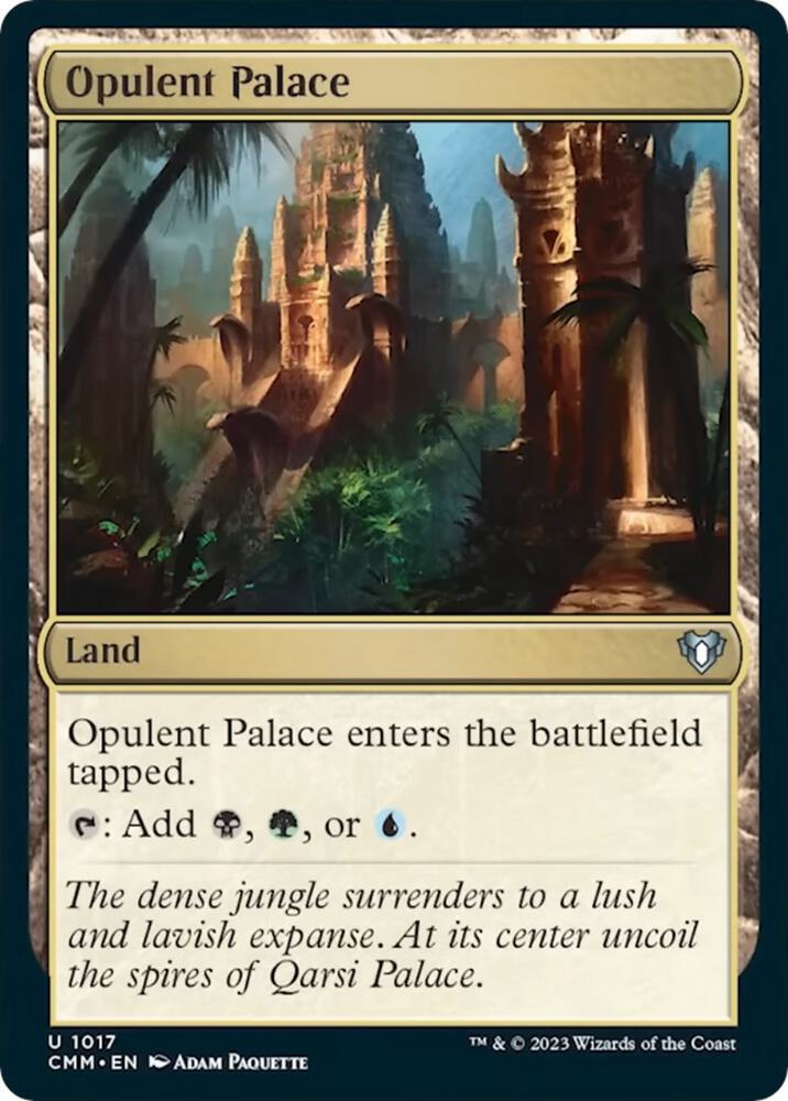 Opulent Palace [Commander Masters] 1017