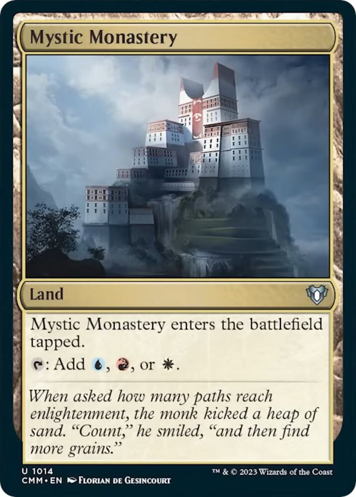 Mystic Monastery [Commander Masters] 1014