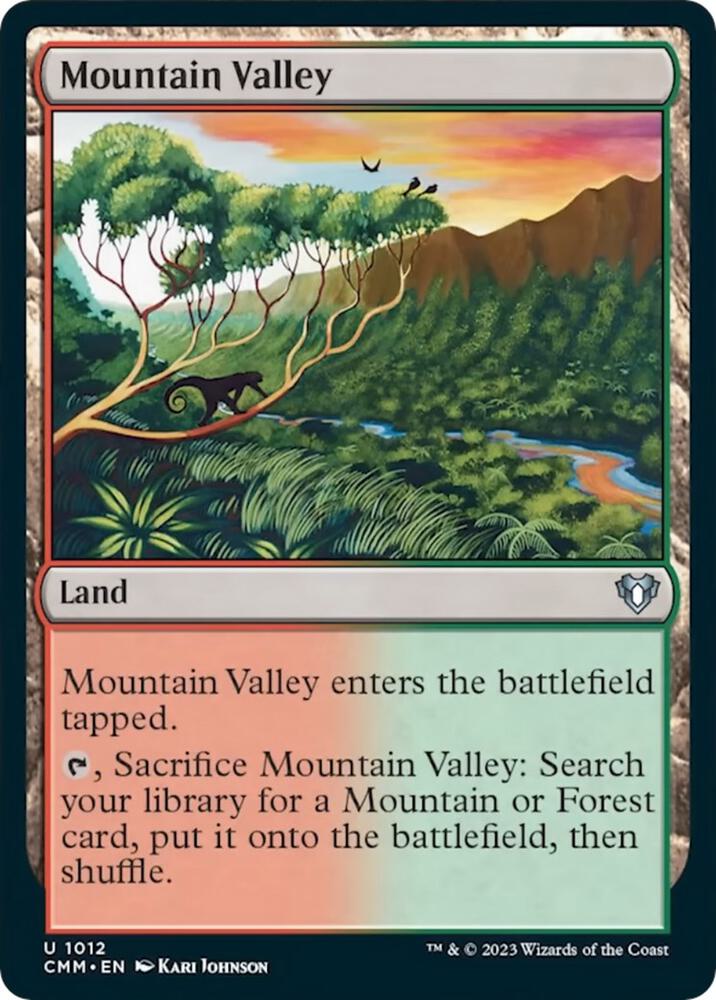Mountain Valley [Commander Masters] 1012