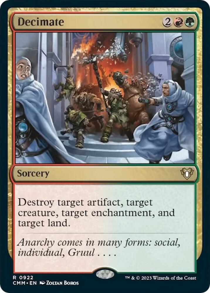 Decimate [Commander Masters] 922