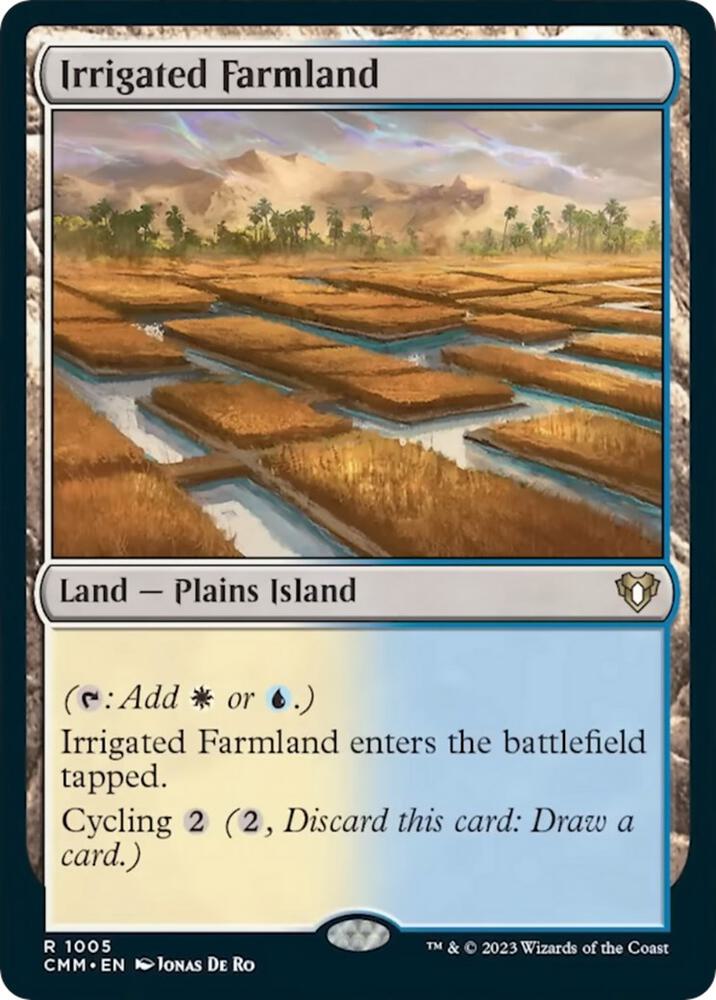 Irrigated Farmland [Commander Masters] 1005