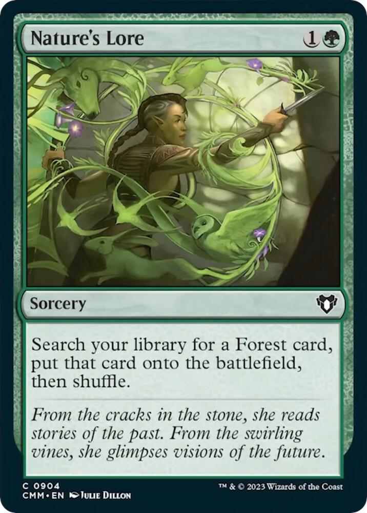 Nature's Lore [Commander Masters] 904