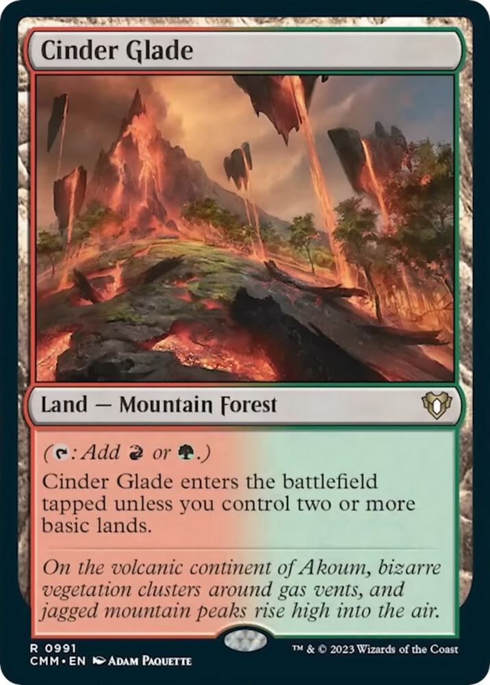 Cinder Glade [Commander Masters] 991