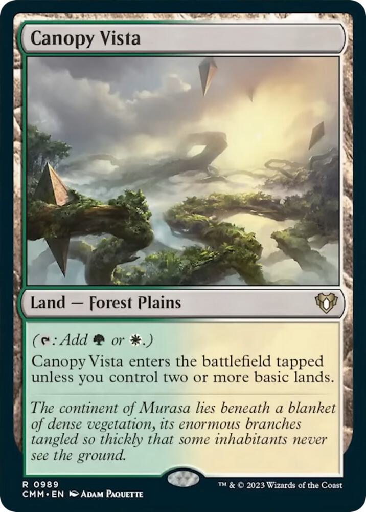 Canopy Vista [Commander Masters] 989