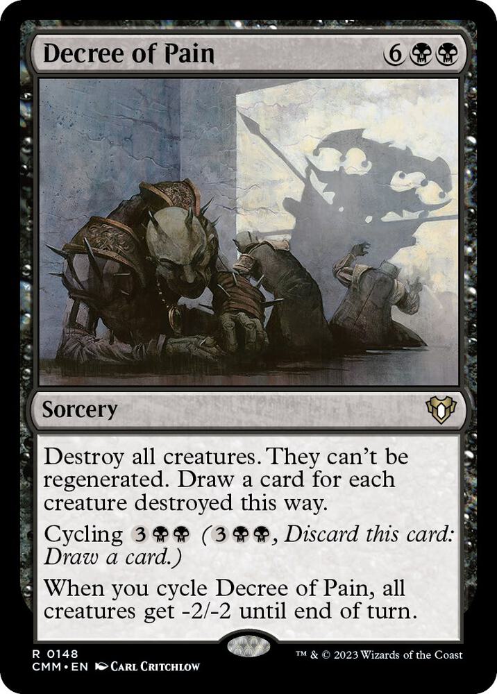 Decree of Pain [Commander Masters] 148