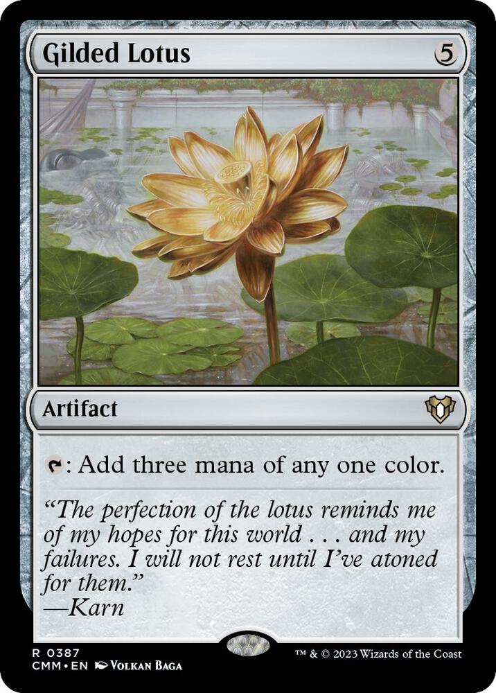 Gilded Lotus [Commander Masters] 387