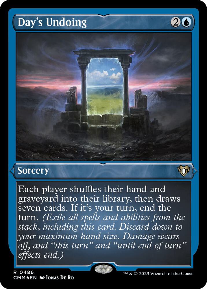 Day's Undoing (Foil Etched) [Commander Masters] 486