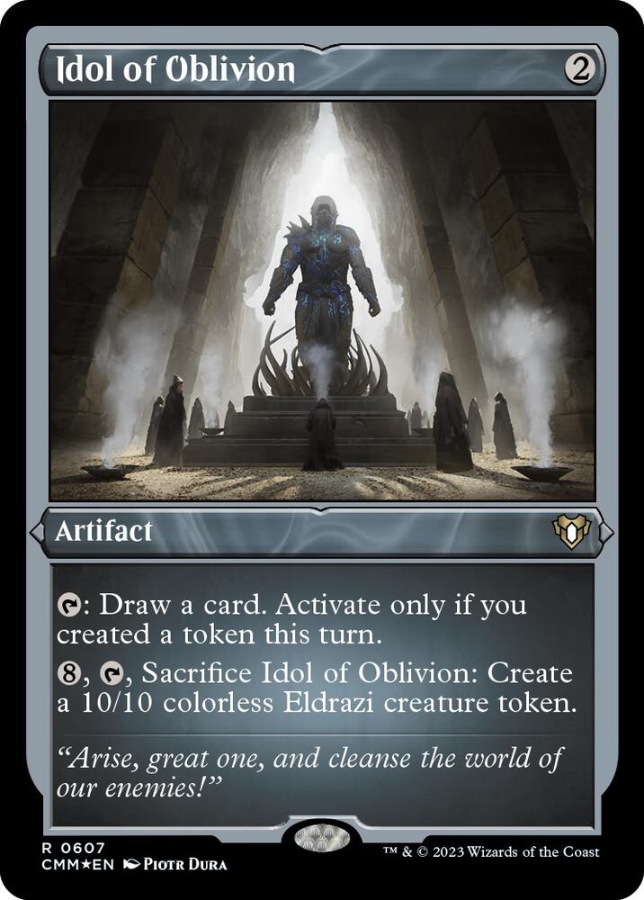 Idol of Oblivion (Foil Etched) [Commander Masters] 607
