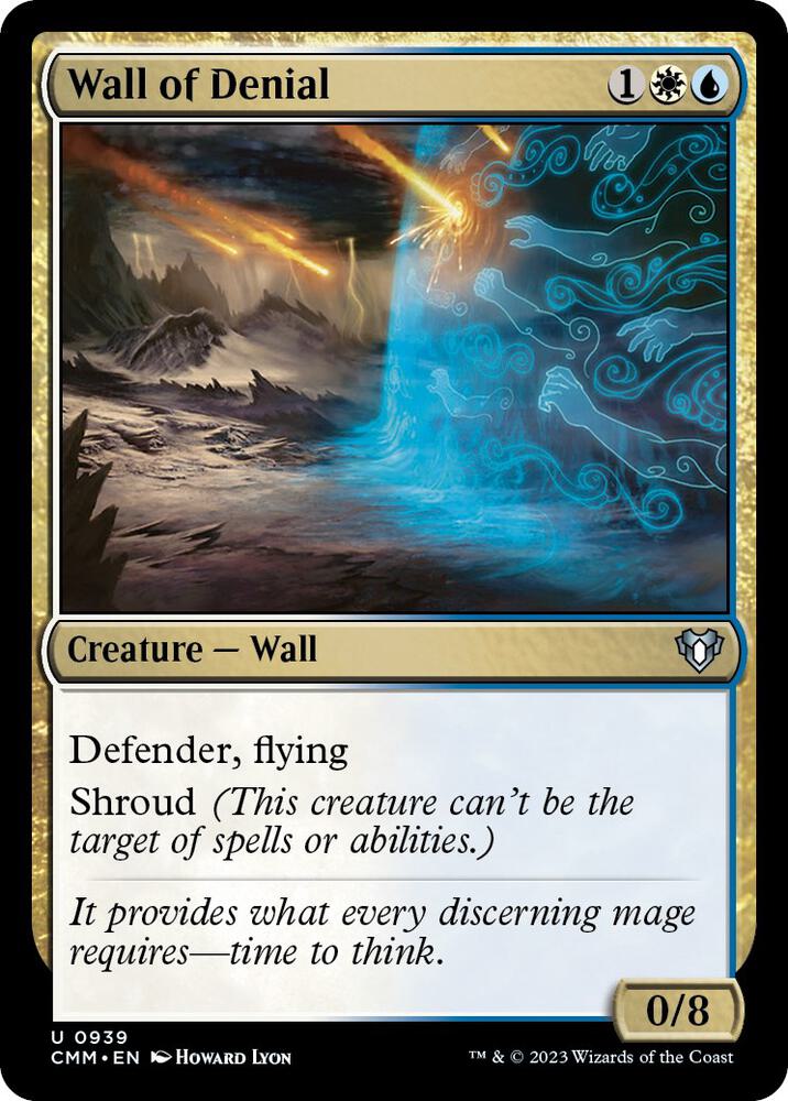 Wall of Denial [Commander Masters] 939