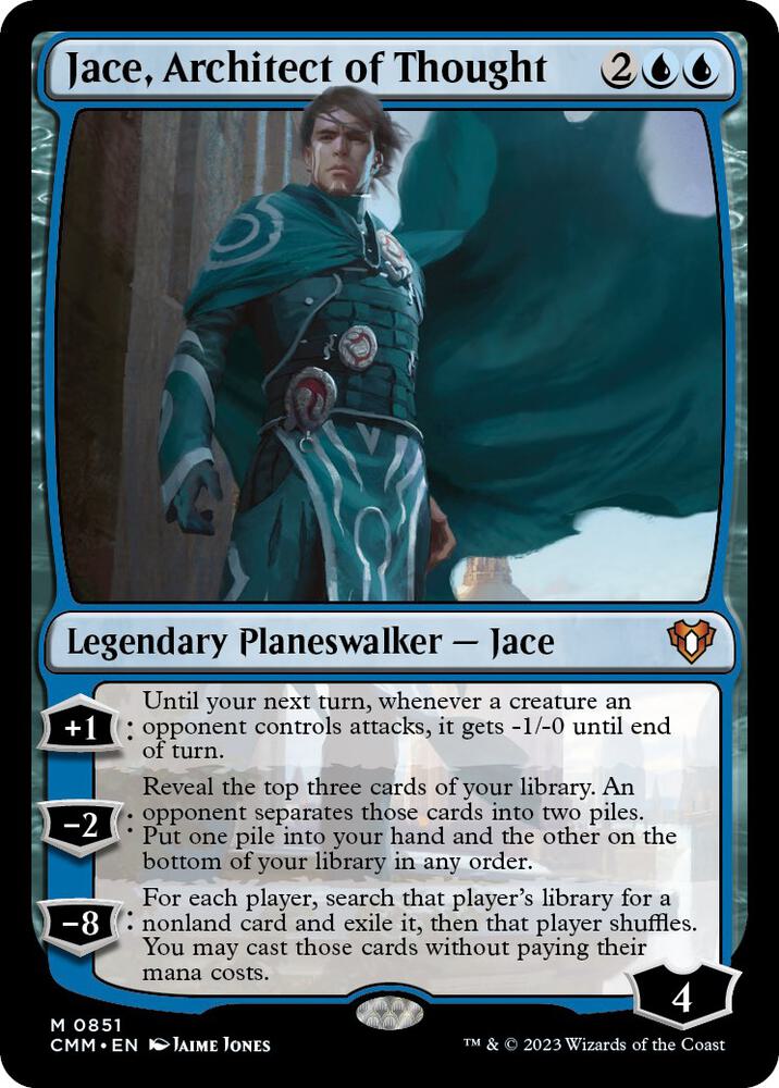 Jace, Architect of Thought [Commander Masters] 851