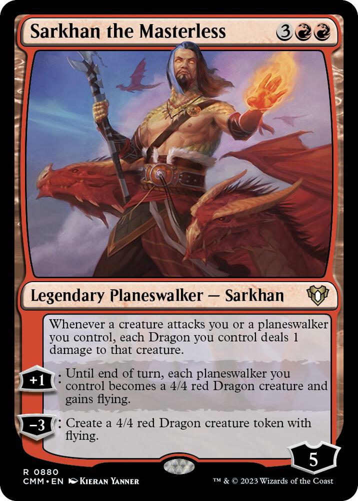 Sarkhan the Masterless [Commander Masters] 880