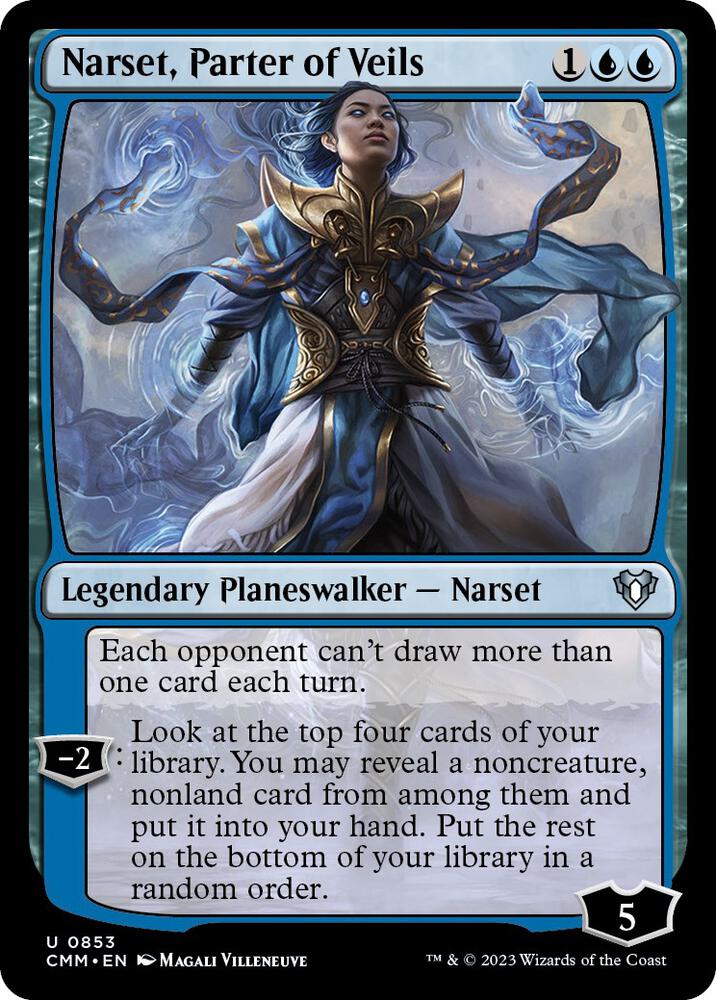 Narset, Parter of Veils [Commander Masters] 853