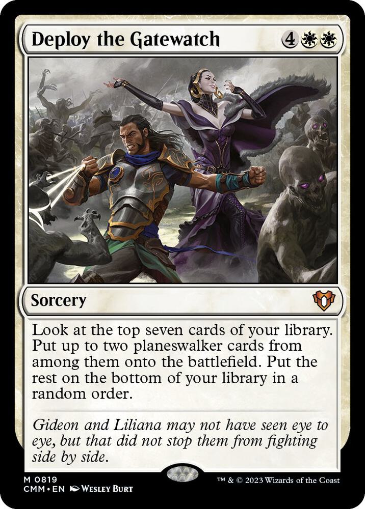 Deploy the Gatewatch [Commander Masters] 819