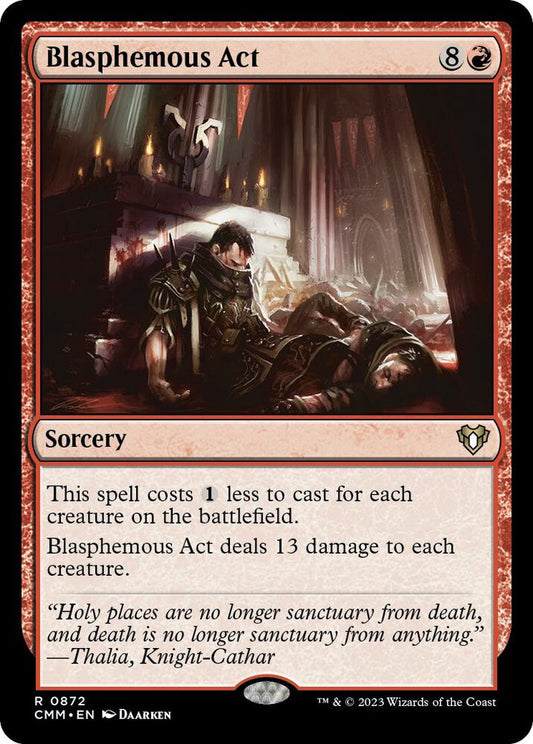 Blasphemous Act [Commander Masters] 872