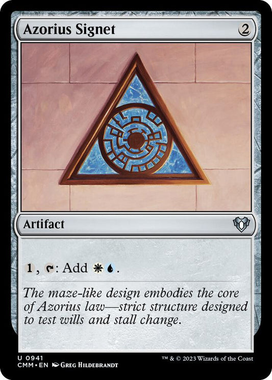 Azorius Signet [Commander Masters] 941