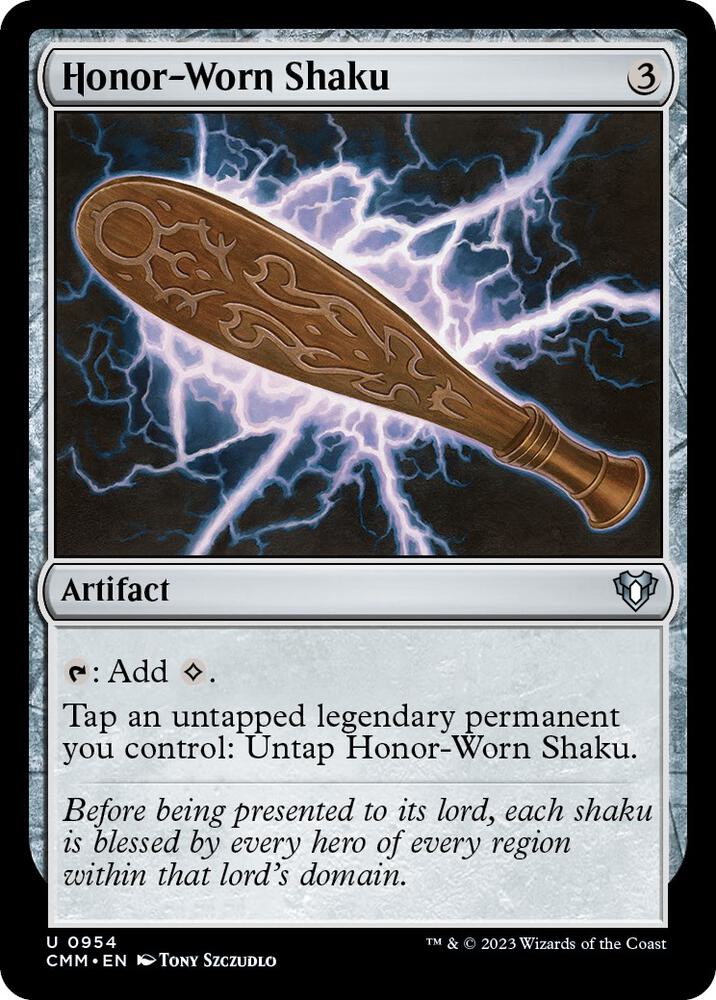 Honor-Worn Shaku [Commander Masters] 954
