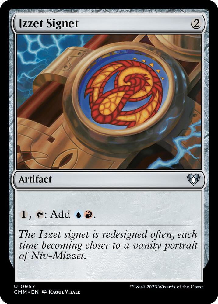 Izzet Signet [Commander Masters] 957