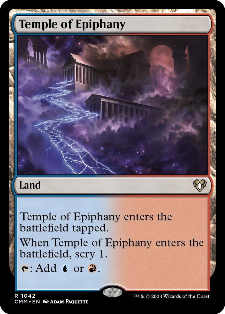 Temple of Epiphany [Commander Masters] 1042