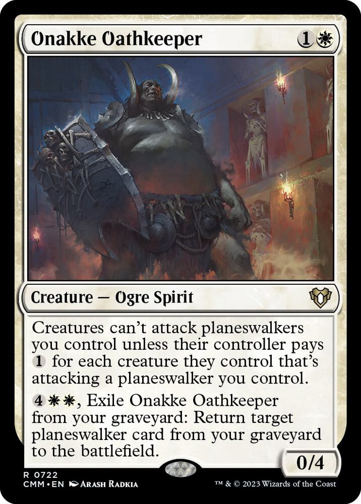 Onakke Oathkeeper [Commander Masters] 722