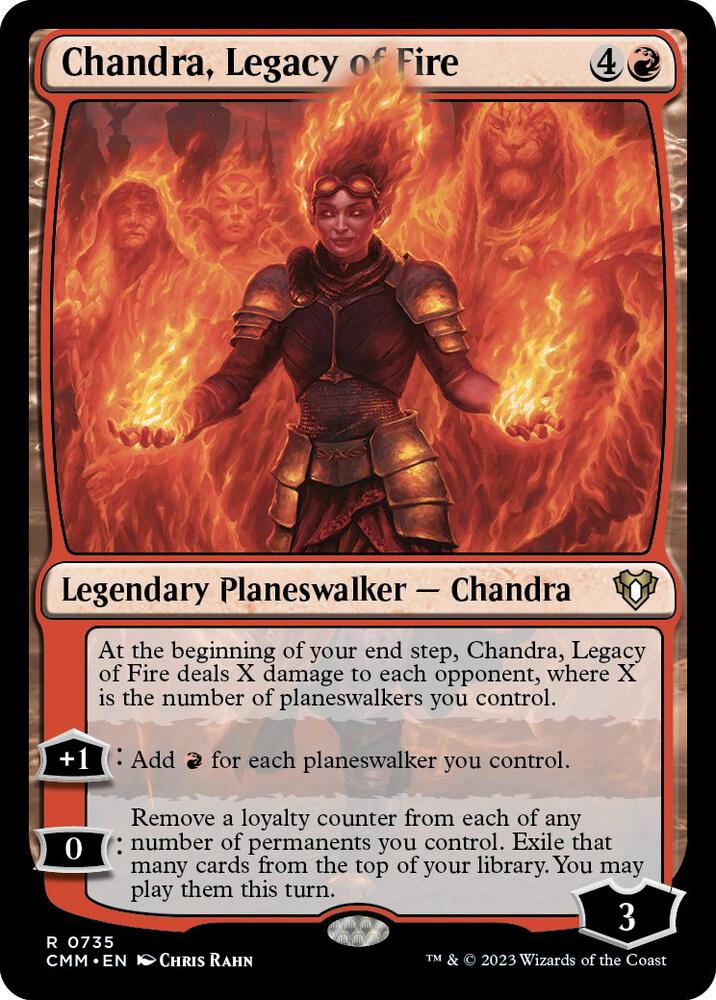 Chandra, Legacy of Fire [Commander Masters] 735