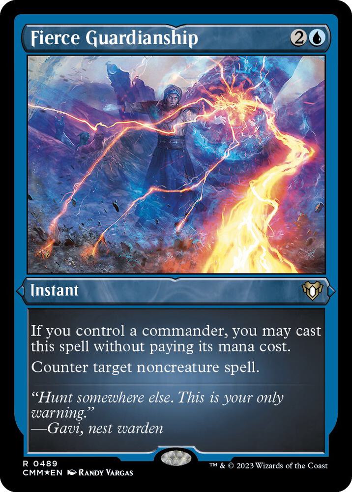 Fierce Guardianship (Foil Etched) [Commander Masters] 489
