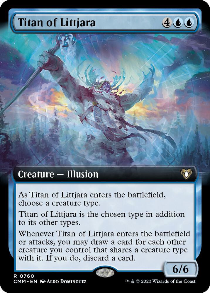 Titan of Littjara (Extended Art) [Commander Masters] 760