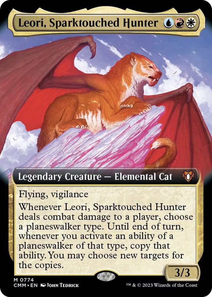Leori, Sparktouched Hunter (Extended Art) [Commander Masters] 774
