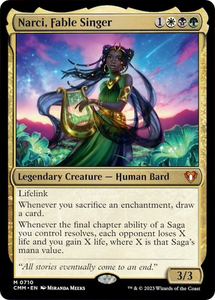Narci, Fable Singer [Commander Masters] 710