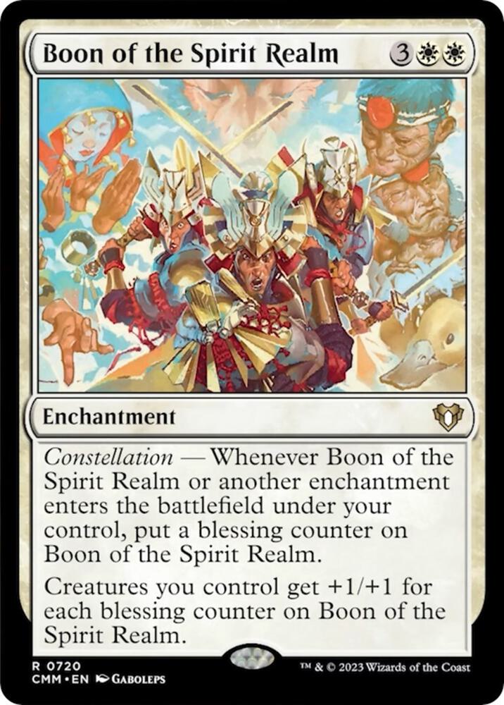 Boon of the Spirit Realm [Commander Masters] 720