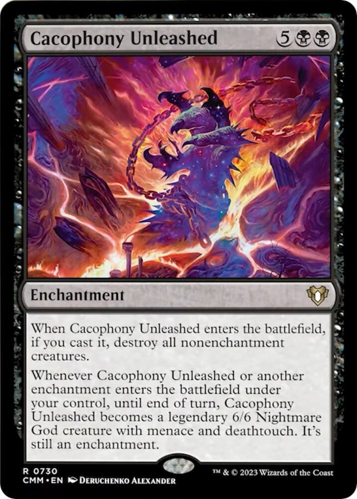 Cacophony Unleashed [Commander Masters] 730