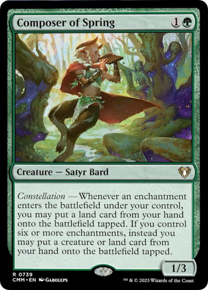 Composer of Spring [Commander Masters] 739