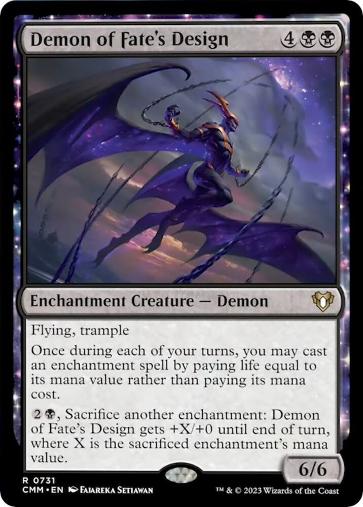 Demon of Fate's Design [Commander Masters] 731
