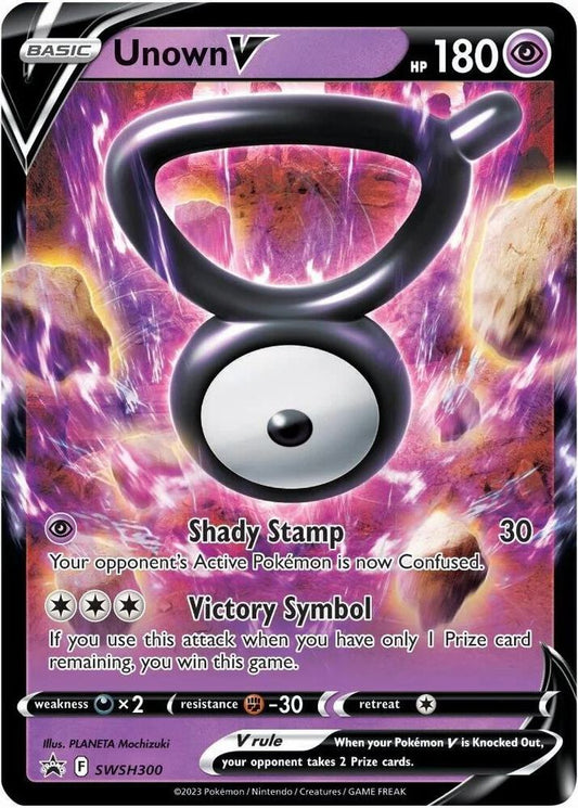 Unown V - SWSH300 [SWSH: Sword & Shield Promo Cards] SWSH300