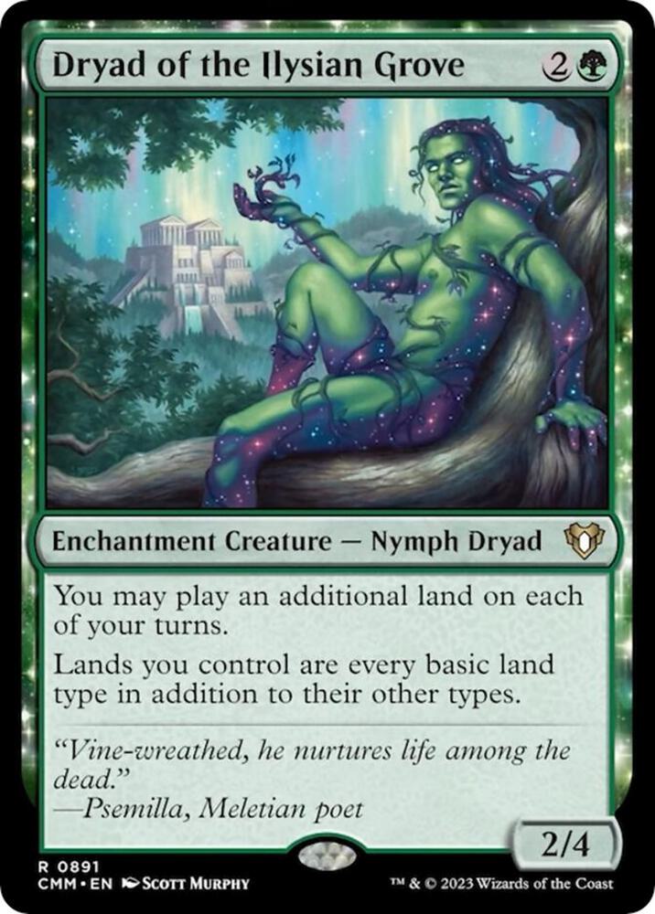 Dryad of the Ilysian Grove [Commander Masters] 891