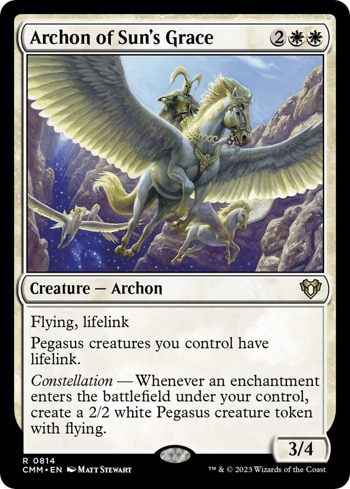 Archon of Sun's Grace [Commander Masters] 814