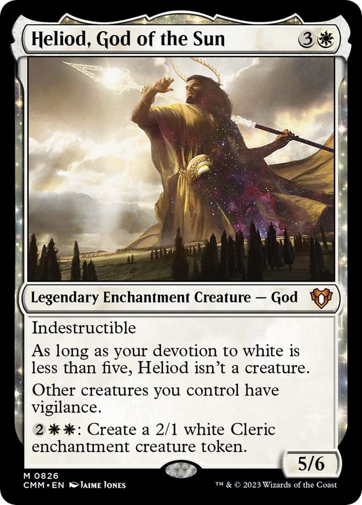 Heliod, God of the Sun [Commander Masters] 826