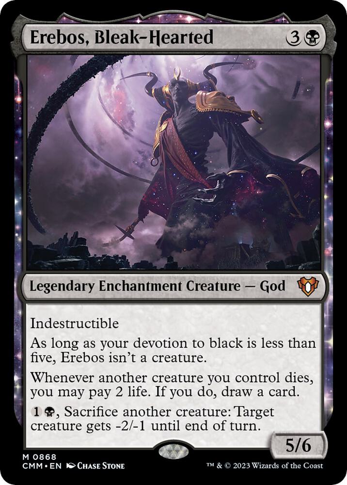 Erebos, Bleak-Hearted [Commander Masters] 868