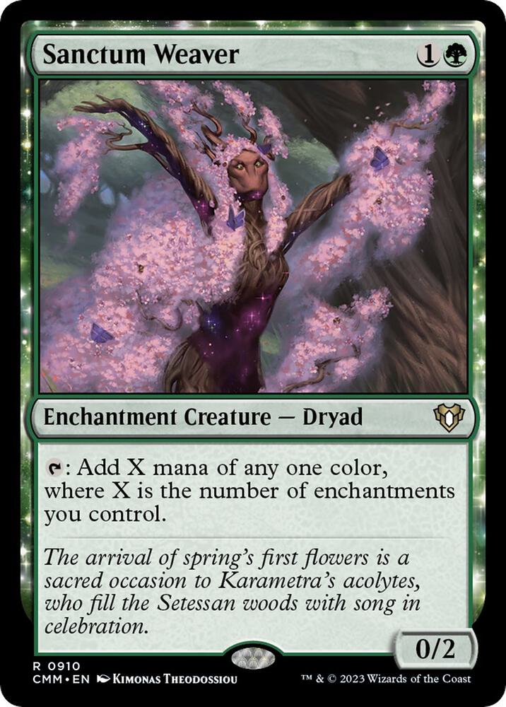 Sanctum Weaver [Commander Masters] 910