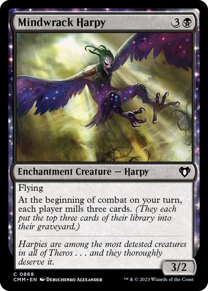Mindwrack Harpy [Commander Masters] 869