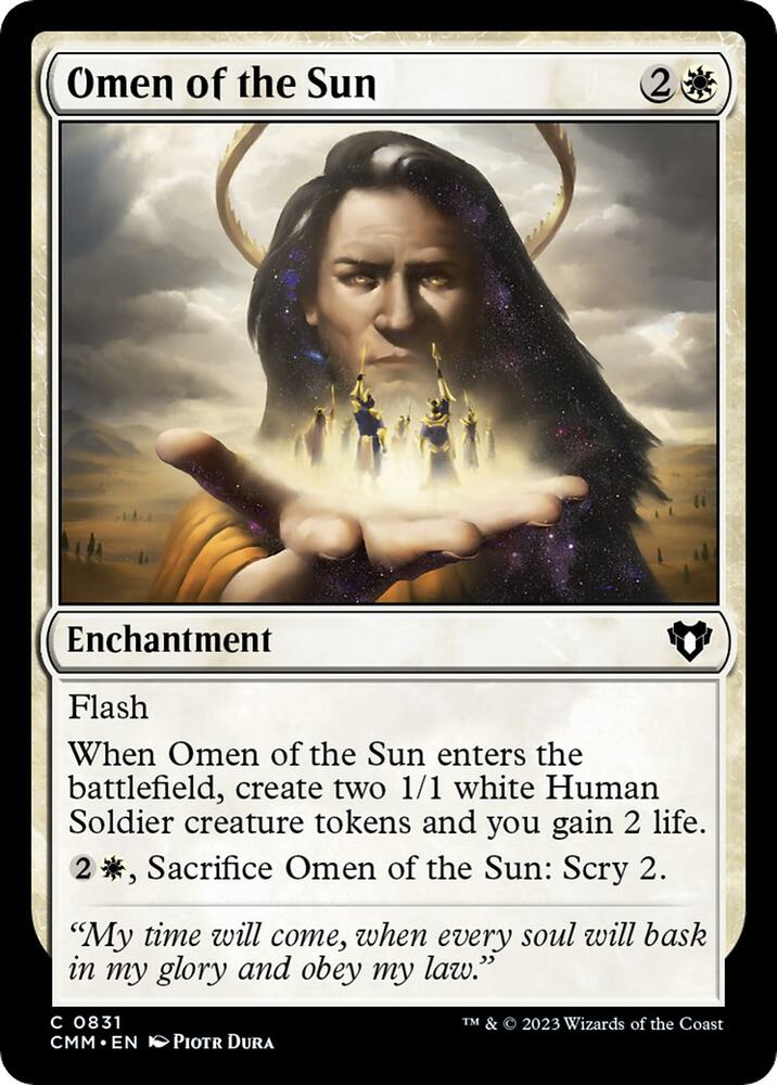 Omen of the Sun [Commander Masters] 831