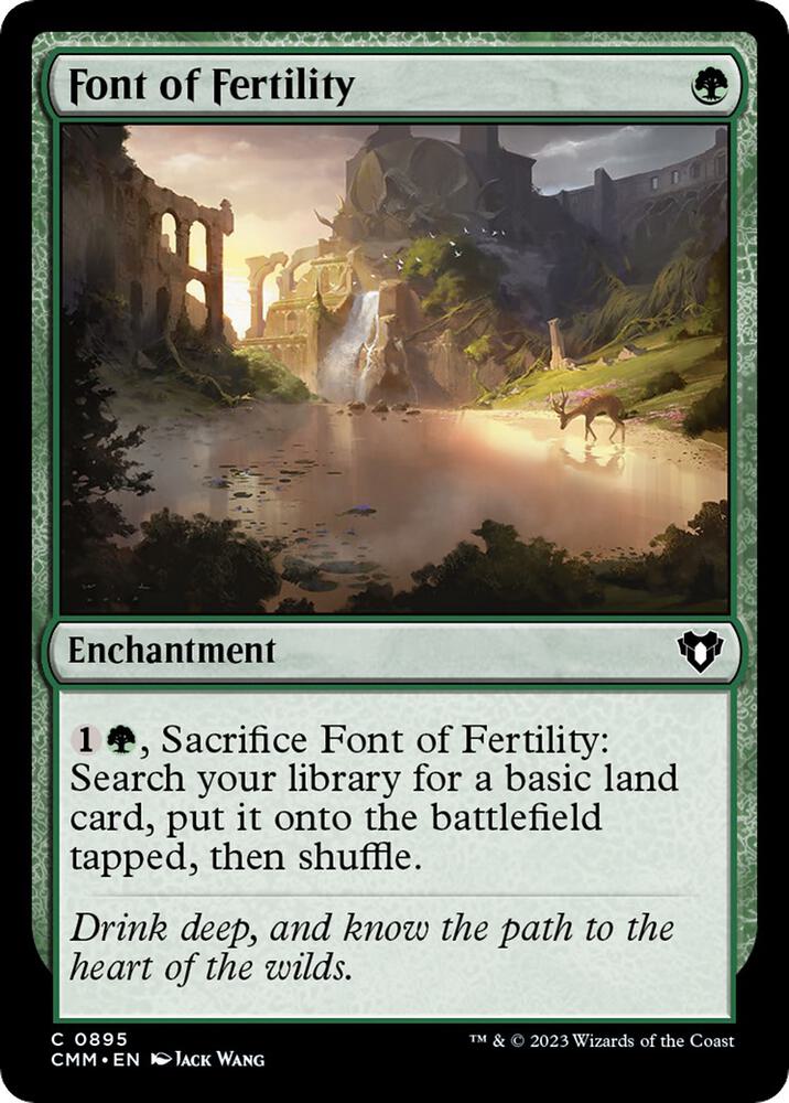 Font of Fertility [Commander Masters] 895