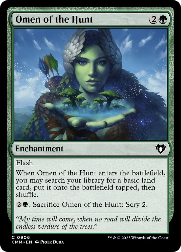 Omen of the Hunt [Commander Masters] 906