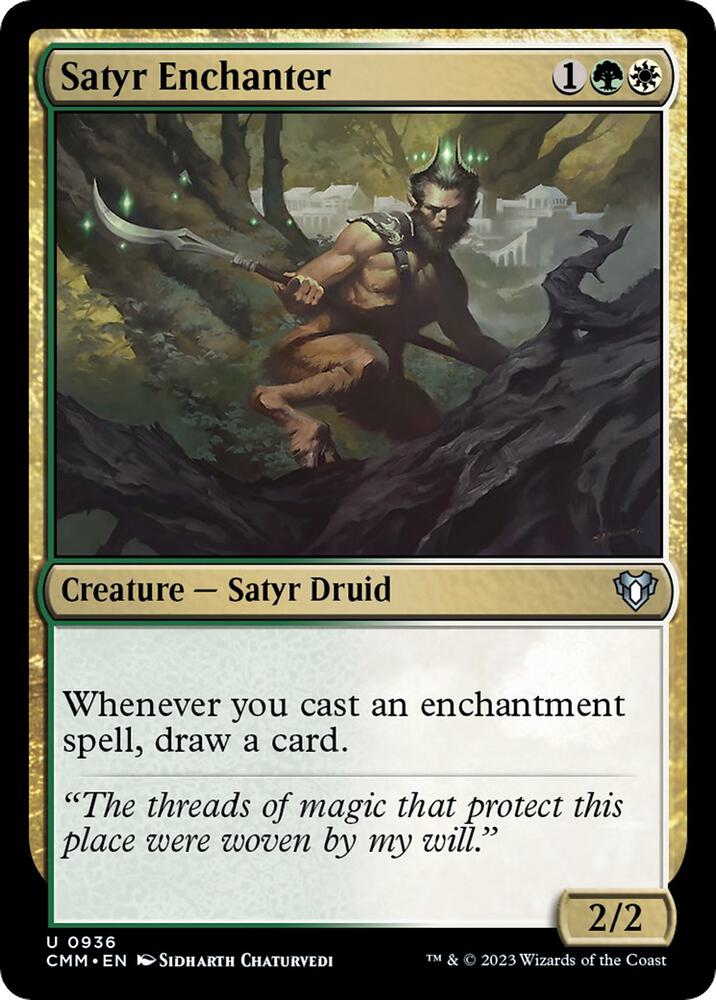 Satyr Enchanter [Commander Masters] 936