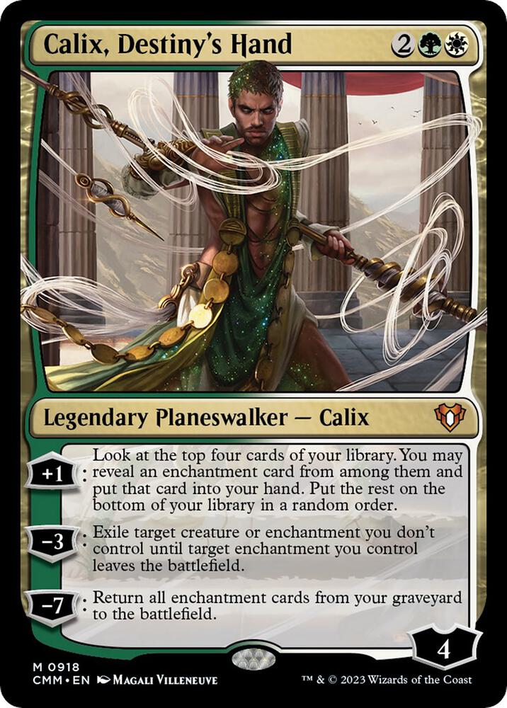 Calix, Destiny's Hand [Commander Masters] 918