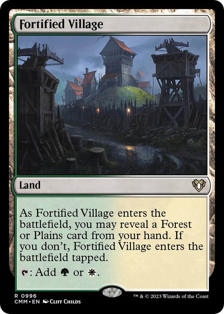 Fortified Village [Commander Masters] 996