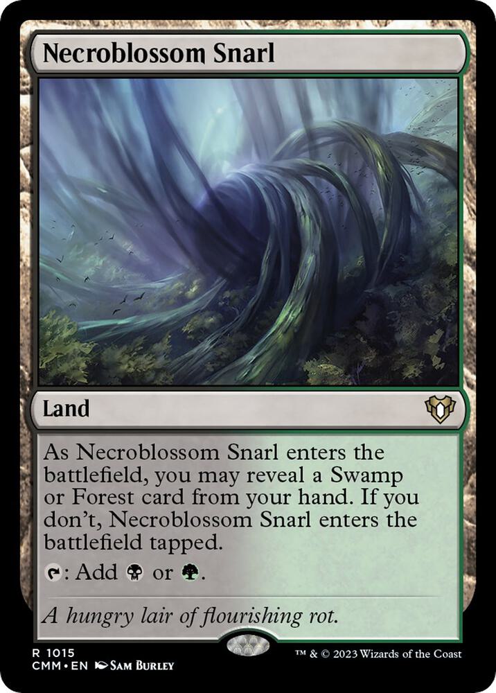 Necroblossom Snarl [Commander Masters] 1015