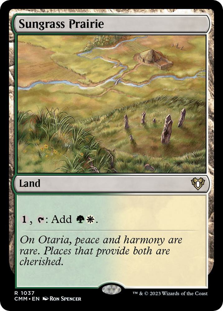 Sungrass Prairie [Commander Masters] 1037
