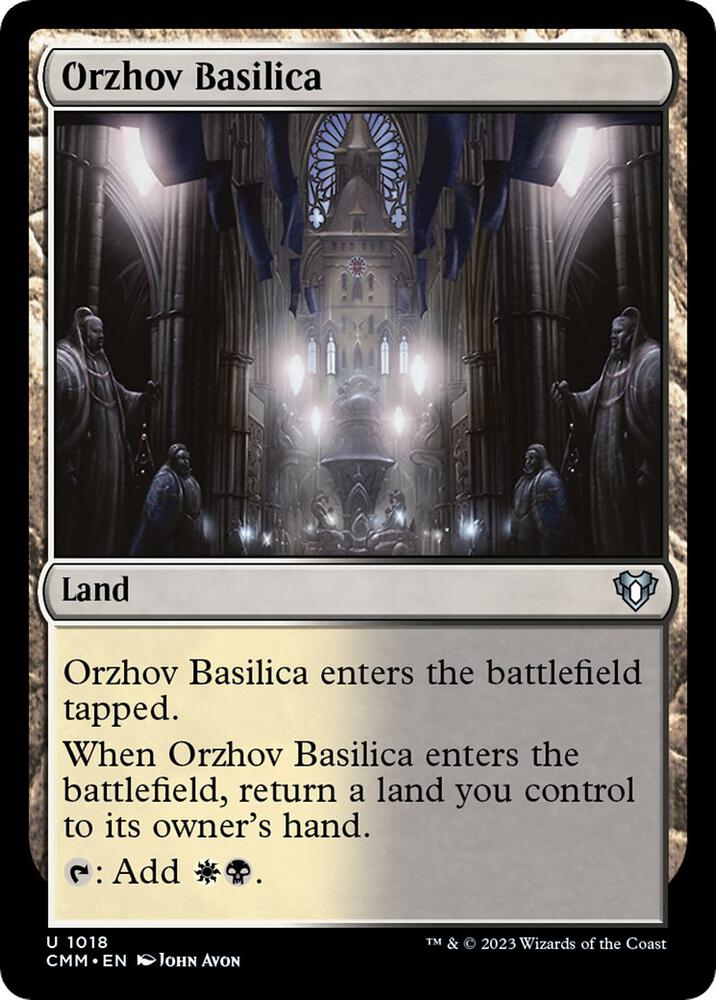 Orzhov Basilica [Commander Masters] 1018