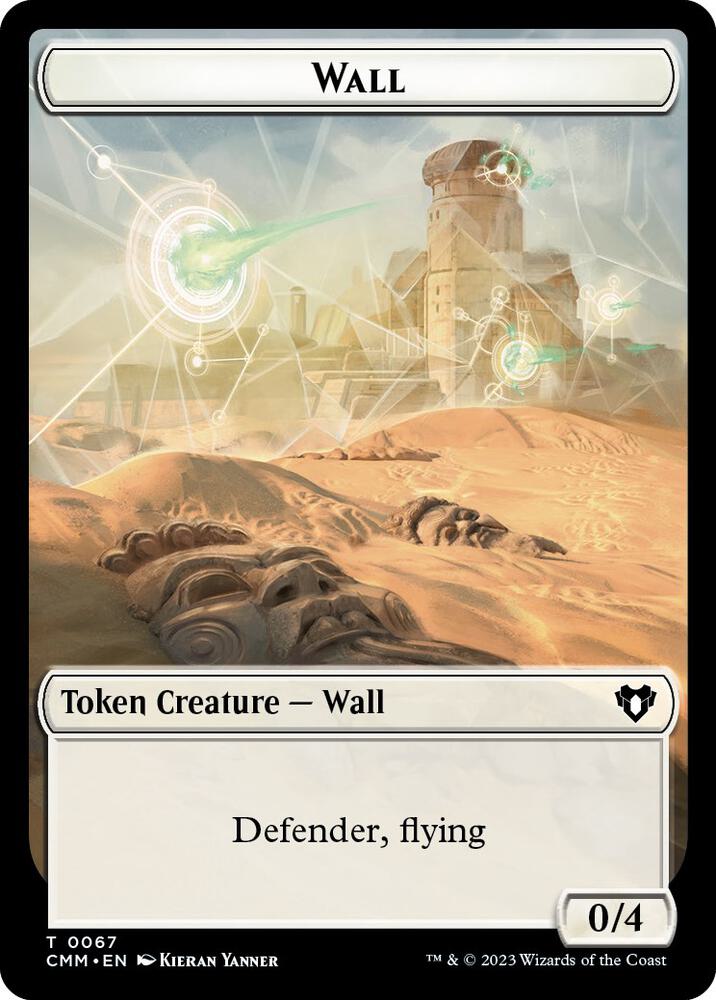 Wall // Kor Ally Double-Sided Token [Commander Masters] 67 // 64